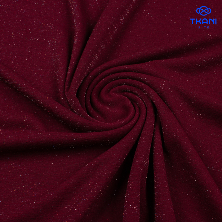 3539. Трикотажное полотно. Скуба с метанитом. Зинфандель