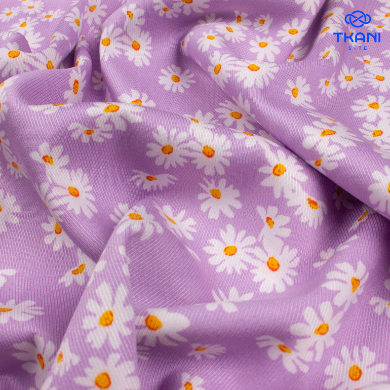 3546. Конкурс!!! Вискоза твил. Принт от Tkani.site