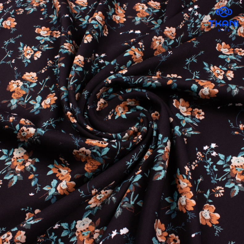 3547. Конкурс!!! Вискоза твил. Принт от Tkani.site