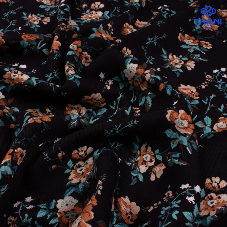 3547. Конкурс!!! Вискоза твил. Принт от Tkani.site