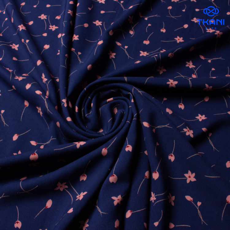 3550. Вискоза штапель. Принт