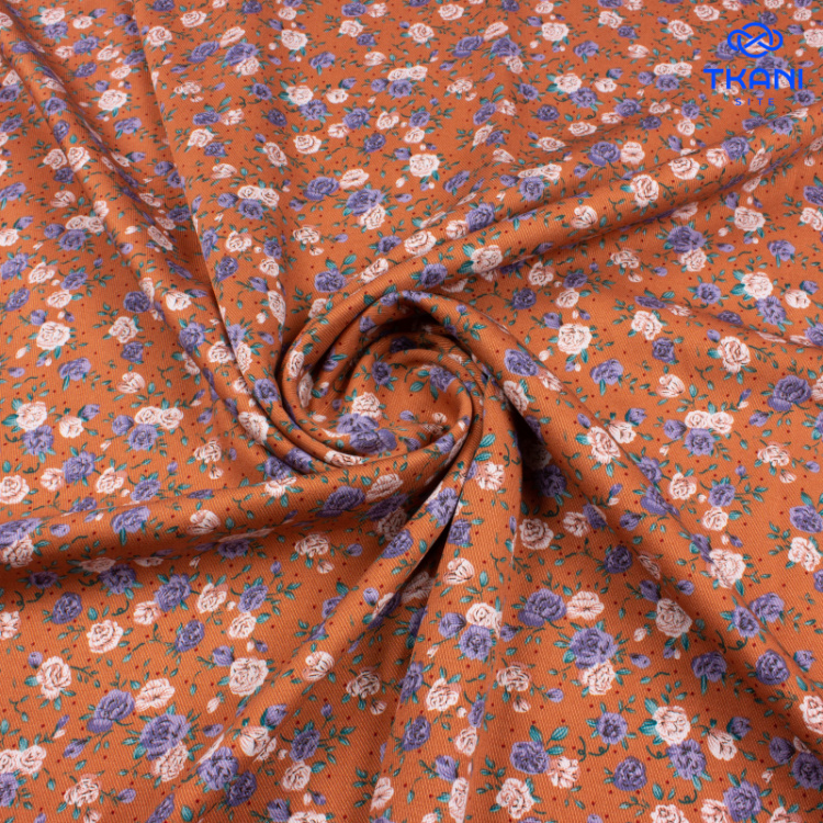 3564. Вискоза твил. Принт