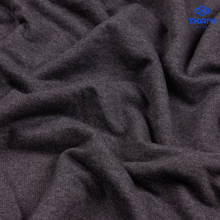 3575. Футер 2х нитка. Петля. Серый - фото 1