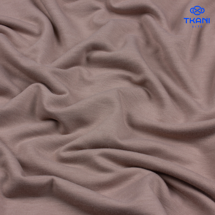 3578. Футер 2х нитка. Петля. Peach effect. Миндаль - фото 1