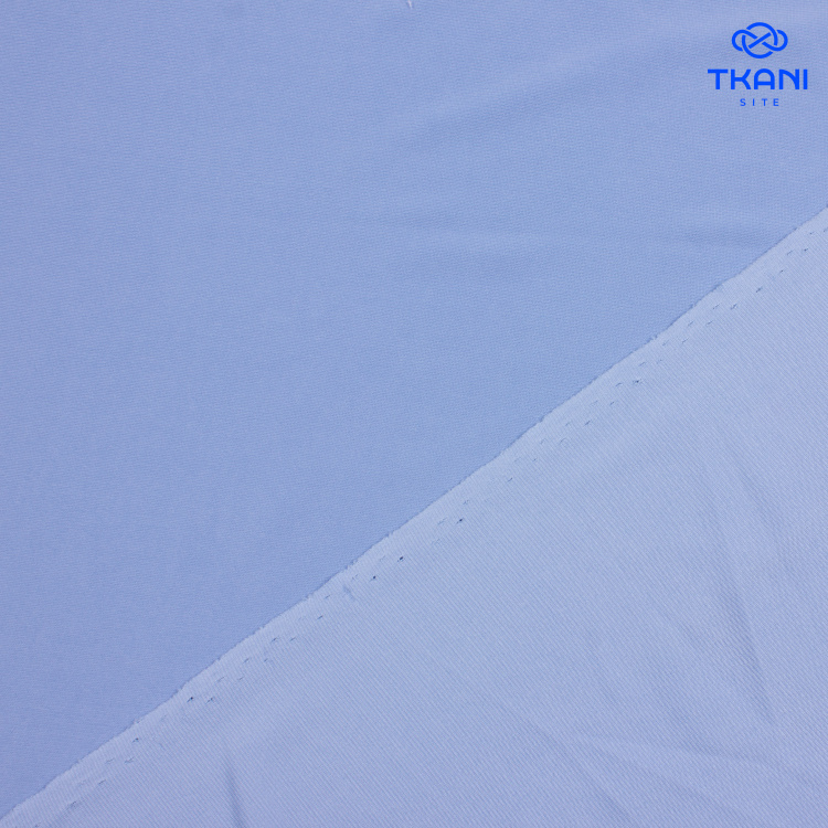 3585. Трикотажное полотно. Масло. Чистое небо - фото 2