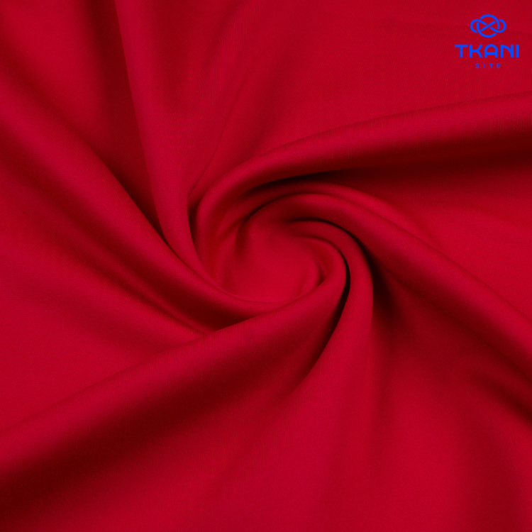 3590. Футер 3х-нитка с начесом. Красный