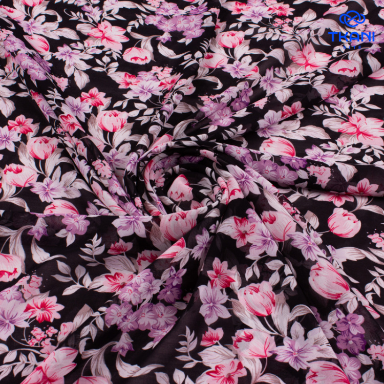 3591. Конкурс!!! Шифон. Принт