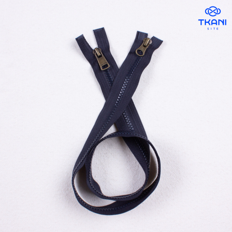 3481. Молния двухзамковая разъемная. 80см. Цена за 1шт