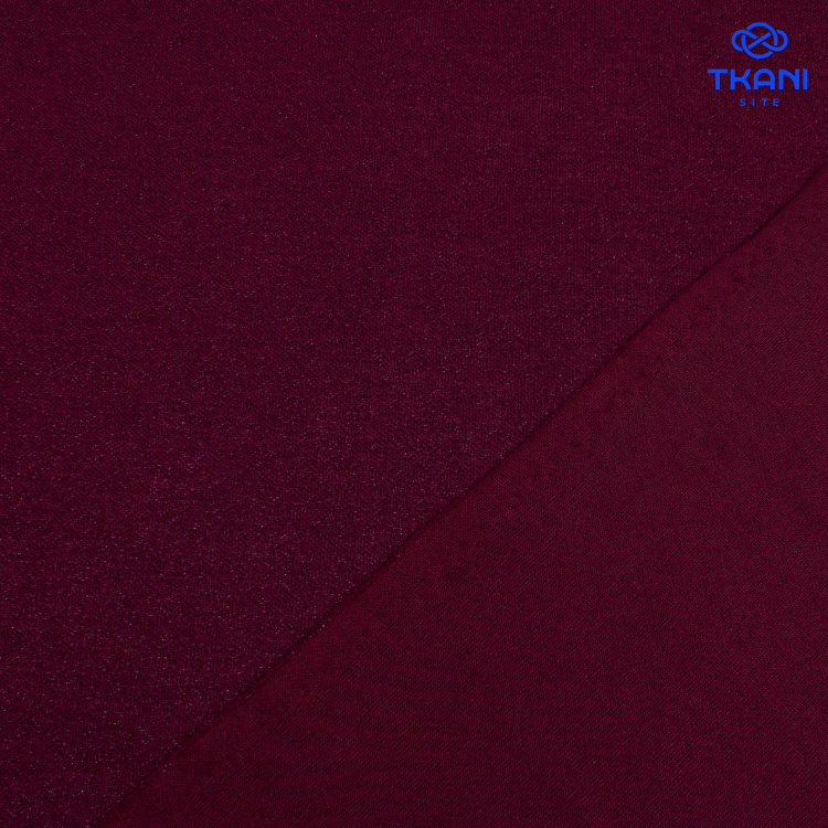 5090. Трикотажное полотно с люрексом. Зинфандель. - фото 2