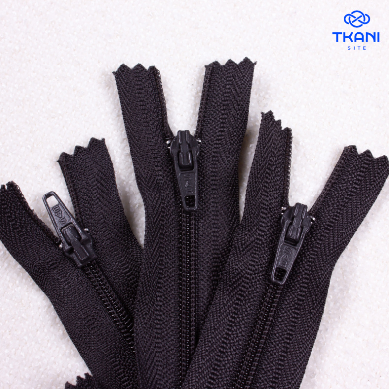 3612. Молнии короткие 10см. 20шт. Чёрный. Цена за упаковку. от Tkani.site