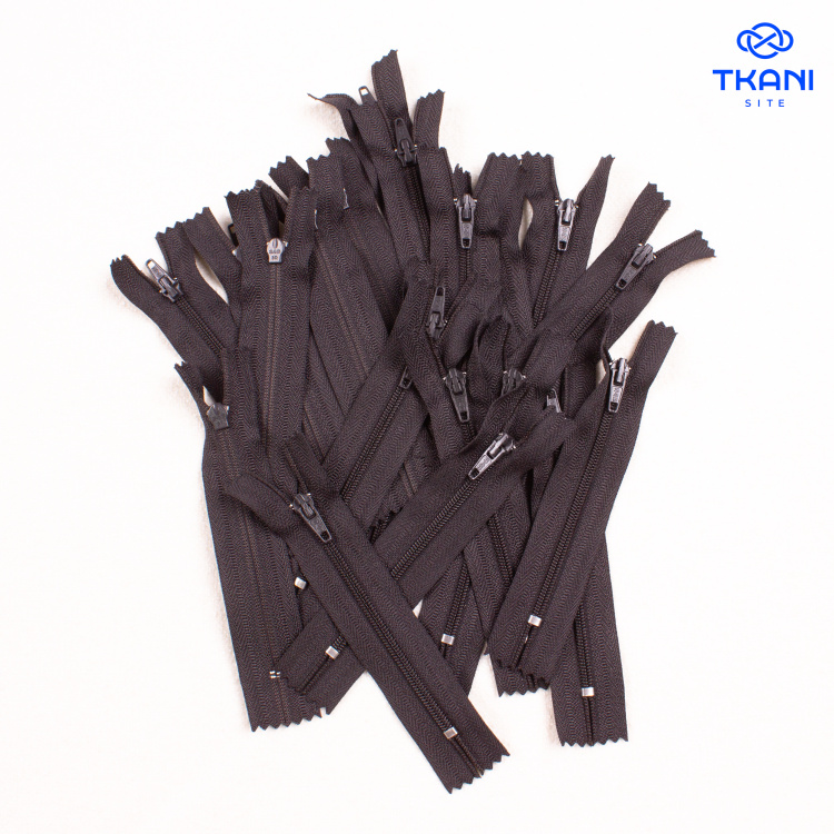 3612. Молнии короткие 10см. 20шт. Темно-синий. Цена за упаковку. - фото 1