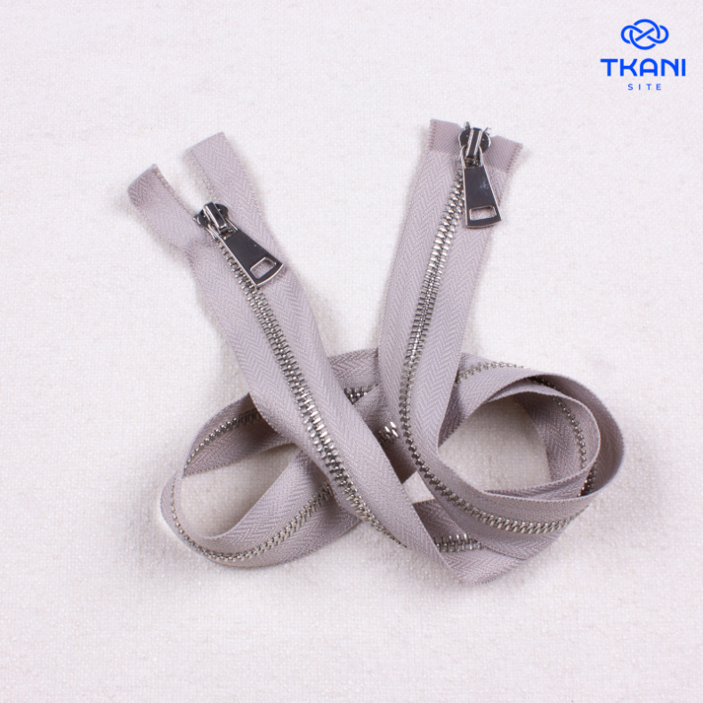 3613. Молния двухзамковая. Разъемная. Металлическая. 80см. Цена за 1шт. от Tkani.site