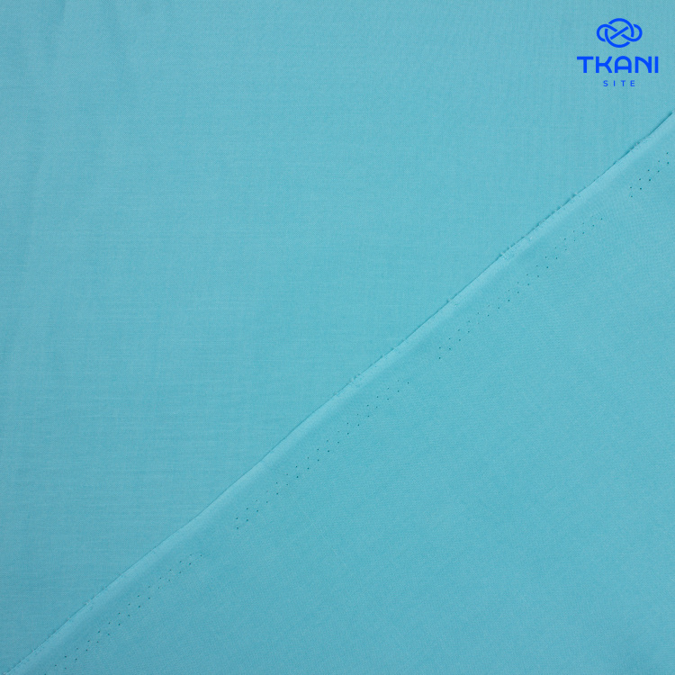 5138. Штапель. Вискоза. Кюрасао. - фото 2