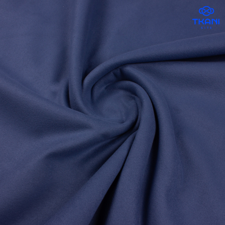 3621. Пальтовая поливискоза. Индиго