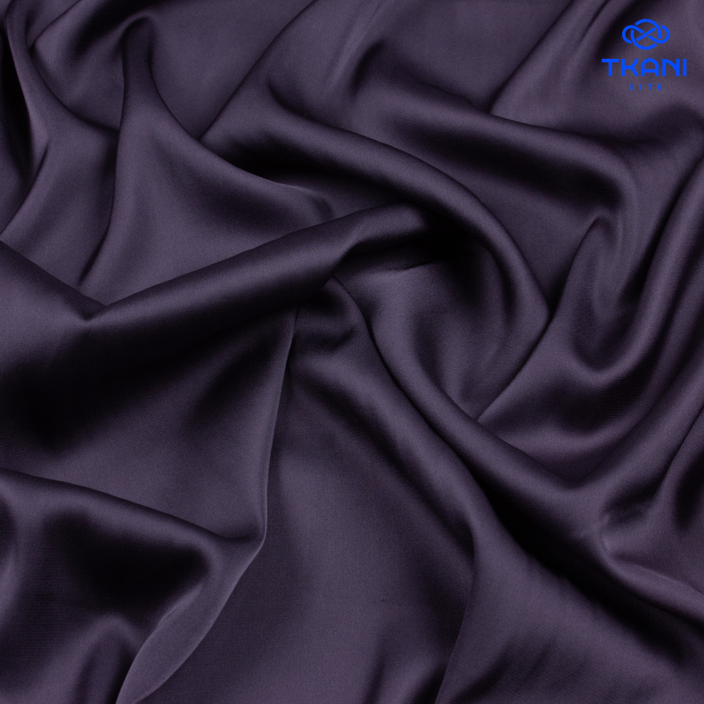 3623. Искусственный шелк. Армани. Графит от Tkani.site