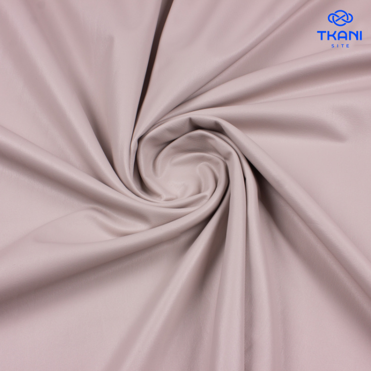 3625. Экокожа на велюре. Белый песок