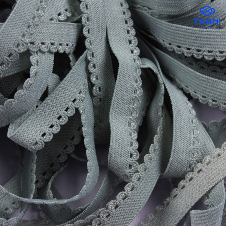 3633. Резинка бельевая декоративная 1см*10м (цена за упаковку) - фото 1