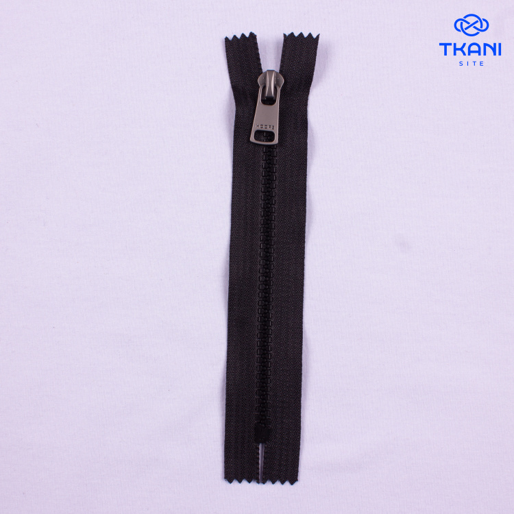 3640. Молния. 16см. Черный. (Цена за 1шт) - фото 1