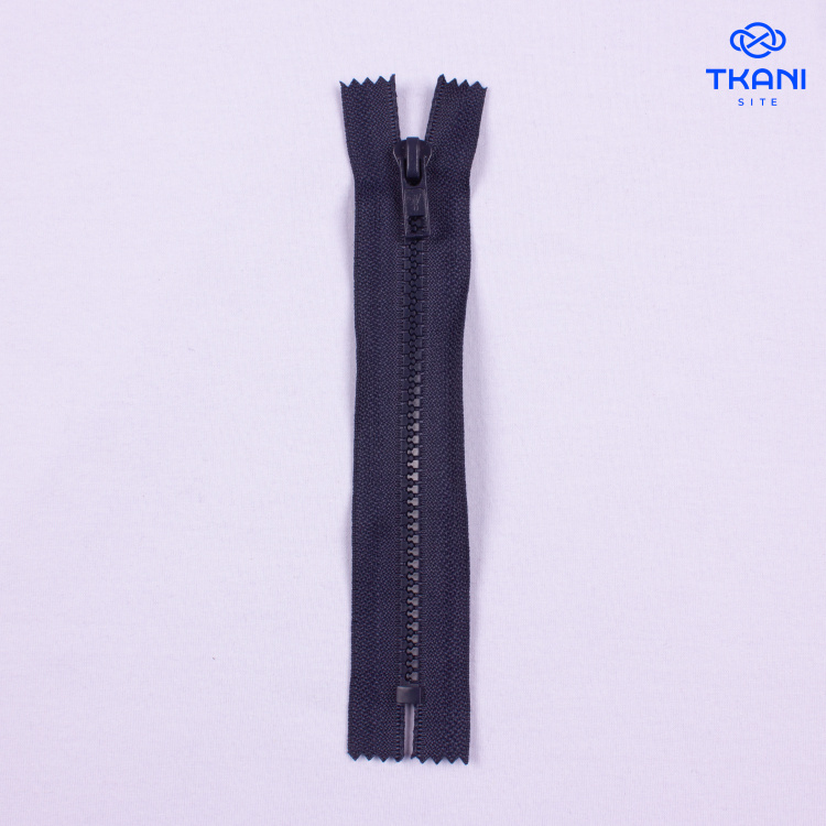 3643. Молния. 16см. Темно-синий (Цена за 1шт) - фото 1