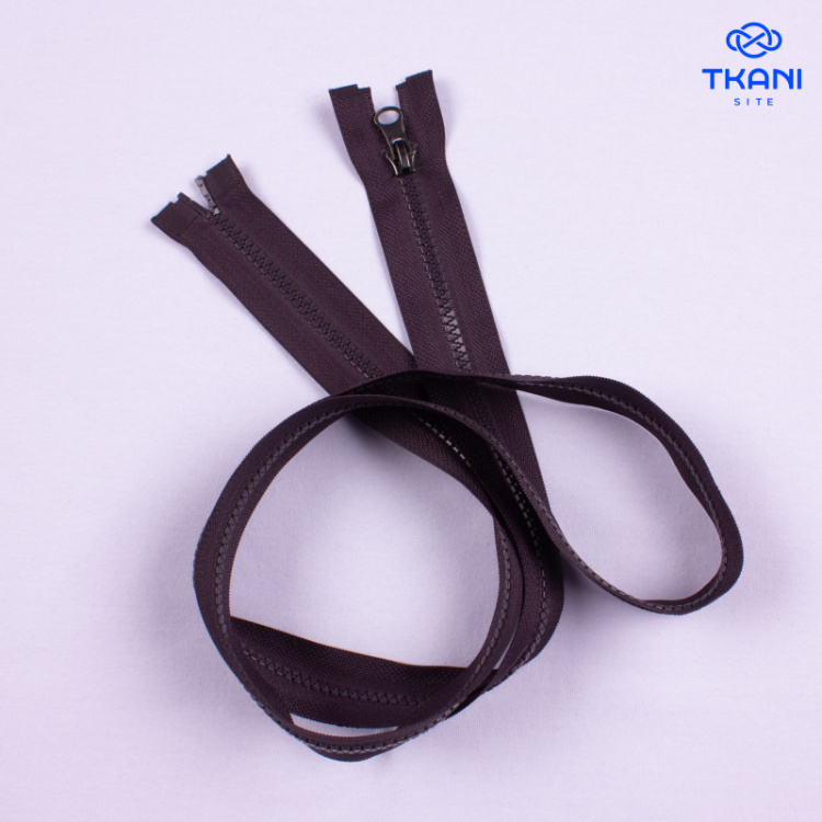 3678. Молния разъемная. 120см. Тёмно-фиолетовый. Отсуствует разъемный ограничитель с гнездом. (Цена за 1шт)