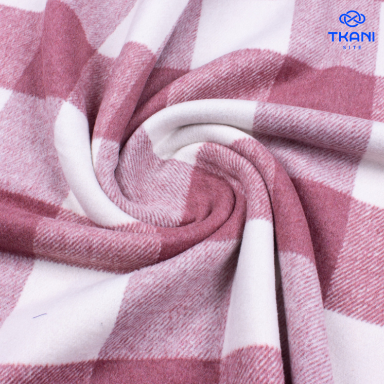 3700. Костюмная. Фланель. В клетку. от Tkani.site