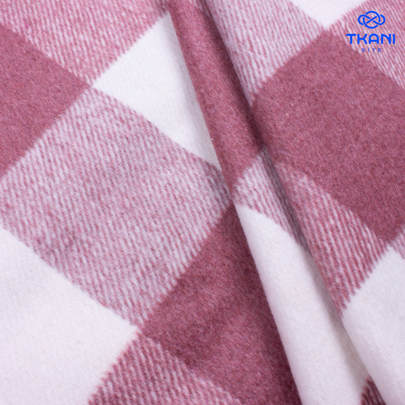 3700. Костюмная. Фланель. В клетку. от Tkani.site