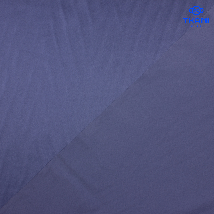 3703. Искусственный шелк. Армани. Индиго - фото 2