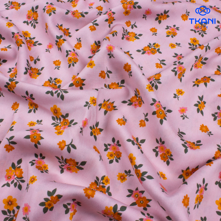 3706. Штапель. Вискоза. Принт - фото 2