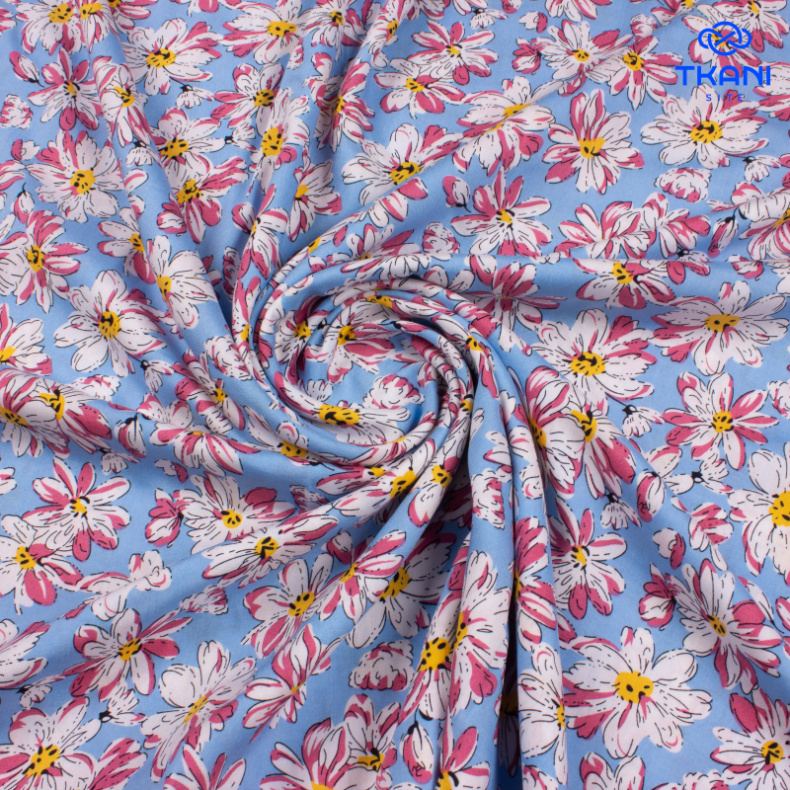 3707. Штапель. Вискоза. Принт от Tkani.site