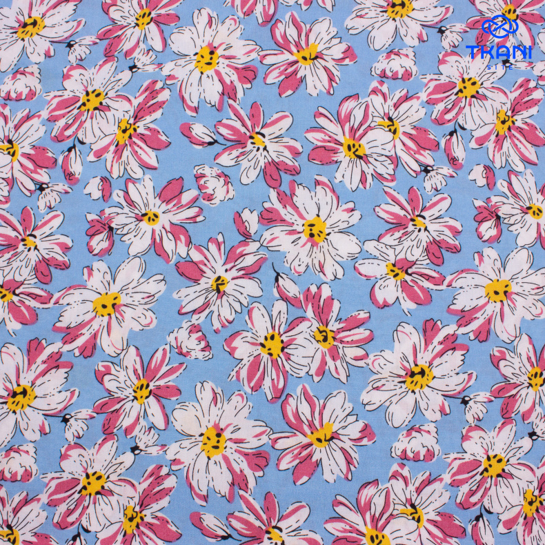 3707. Штапель. Вискоза. Принт от Tkani.site