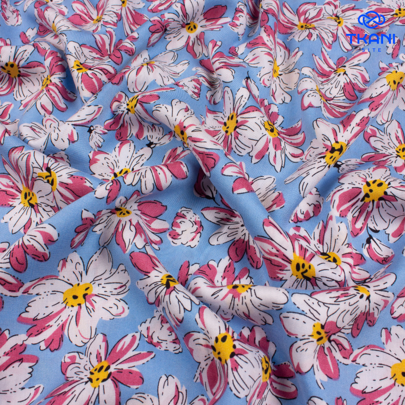 3707. Штапель. Вискоза. Принт от Tkani.site