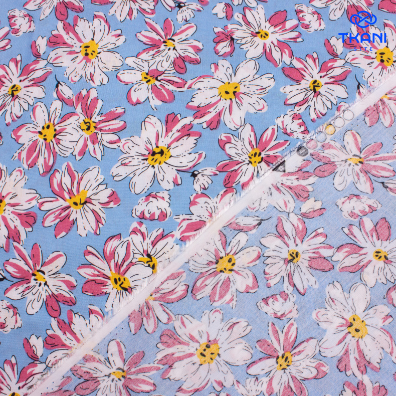 3707. Штапель. Вискоза. Принт от Tkani.site