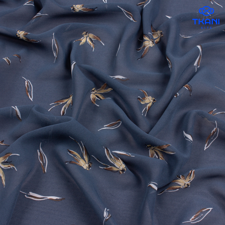 3713. Шифон. Принт. от Tkani.site