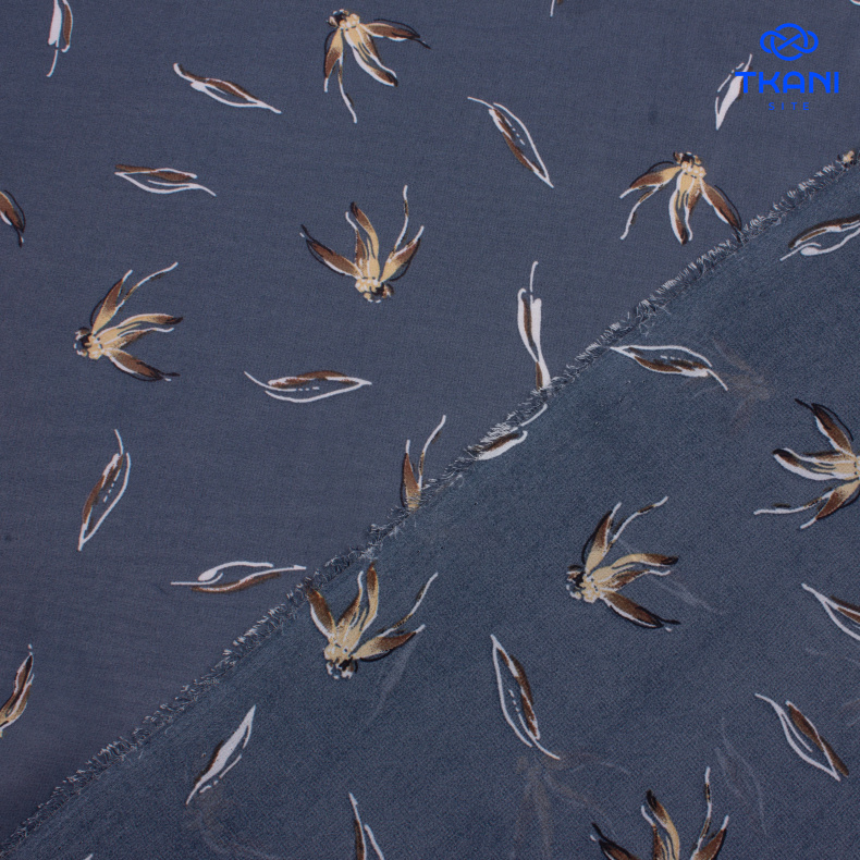 3713. Шифон. Принт. от Tkani.site