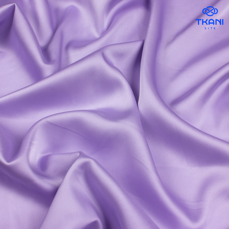 3714. Искусственный шелк. Армани. Сирень - фото 1