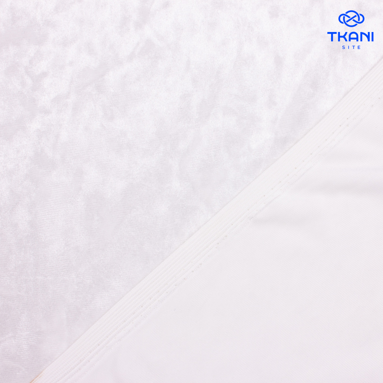 3716. Мраморный бархат. Молочный от Tkani.site