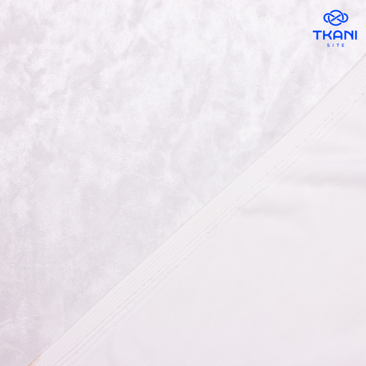 3716. Мраморный бархат. Молочный - фото 2