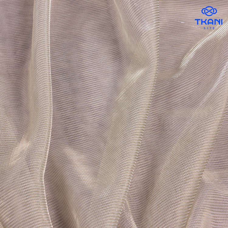 3724. Мерцающая сетка. Champagne - фото 2