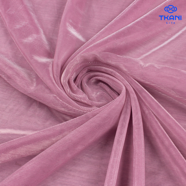 3725. Мерцающая сетка. Pink marshmallow от Tkani.site