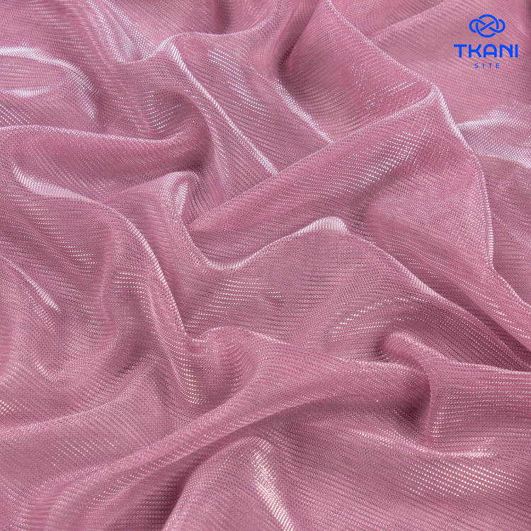 3725. Мерцающая сетка. Pink marshmallow - фото 1