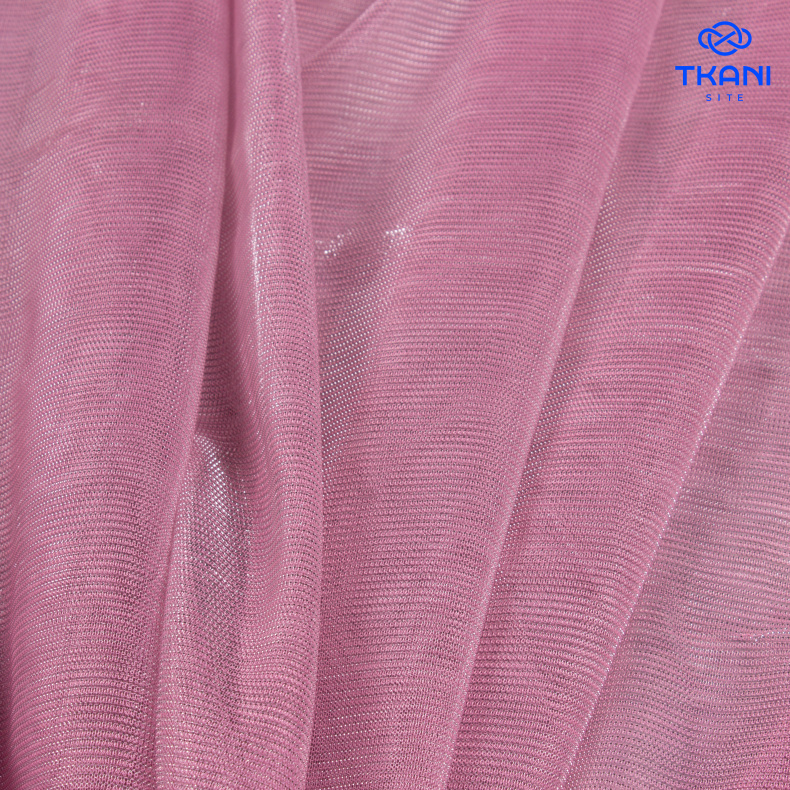 3725. Мерцающая сетка. Pink marshmallow от Tkani.site