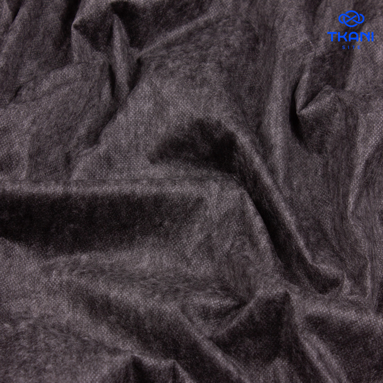 3731. Флизелин клеевой. Серый - фото 1