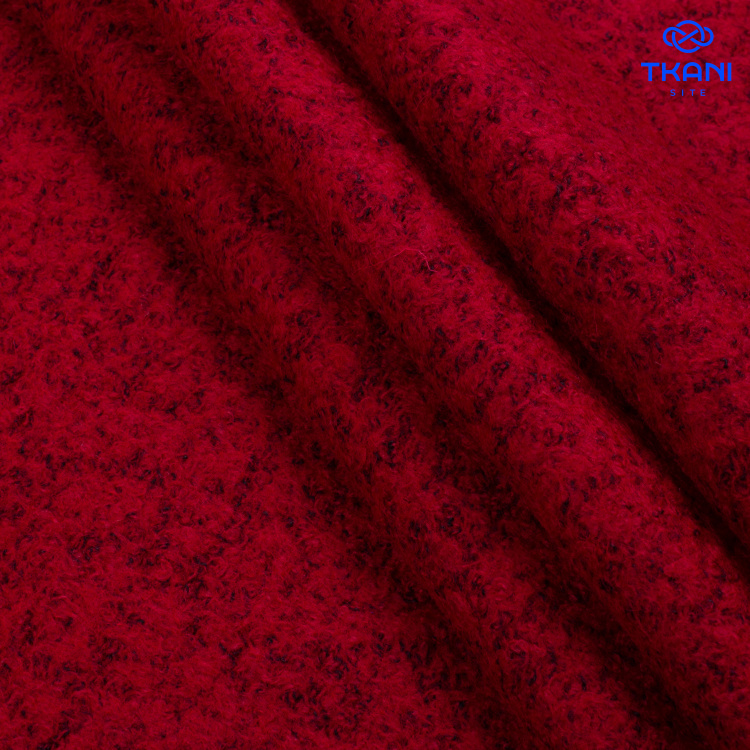 3735. Пальтовая шерсть. Букле - фото 1