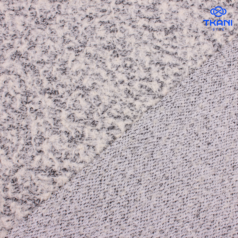 3737. Пальтовая шерсть. Букле от Tkani.site