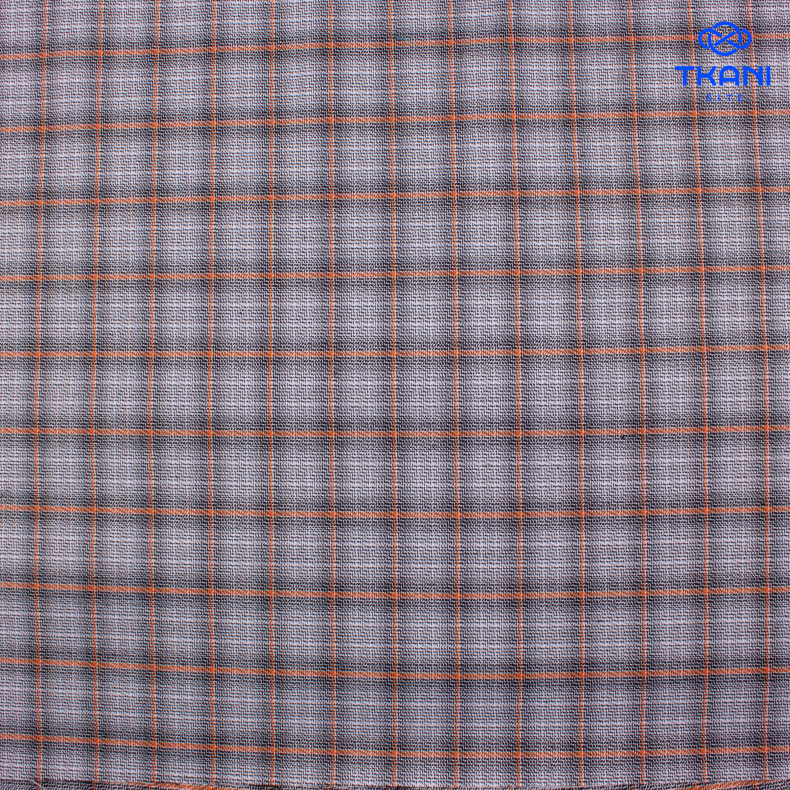 3745. Костюмная поливискоза. Жаккард. В клетку. Уценка!!!( Зацепки) от Tkani.site