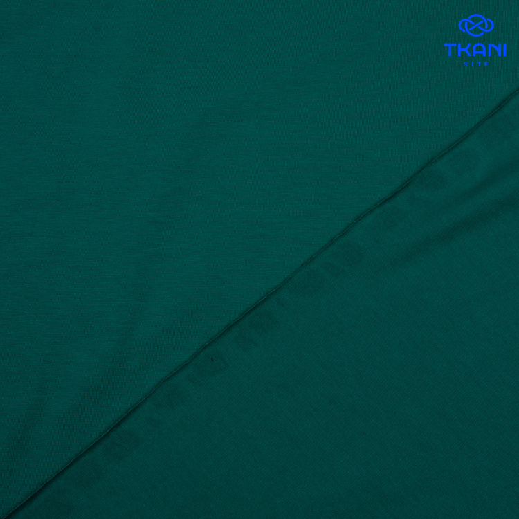 3757. Кулирная гладь. Компакт пенье. Тропический зеленый - фото 2