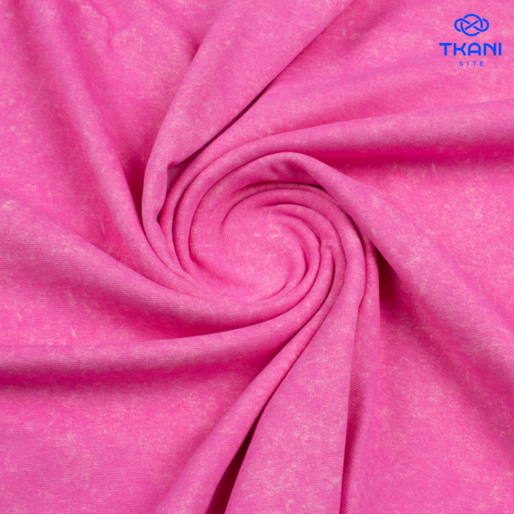 3759. Интерлок с эффектом велюра. Пенье. Тай-дай