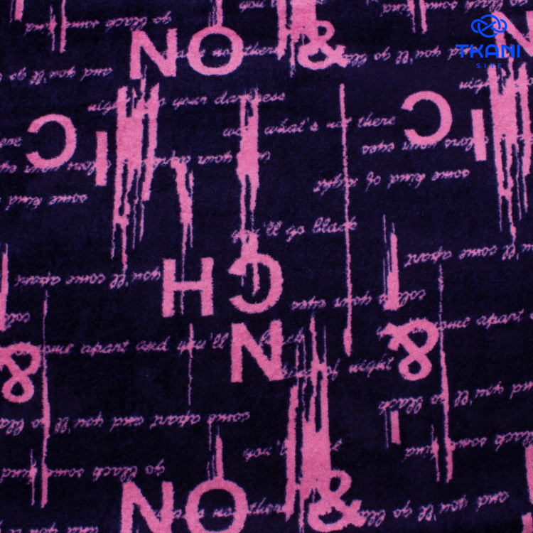 3779. Велюр хлопок. Принт - фото 1