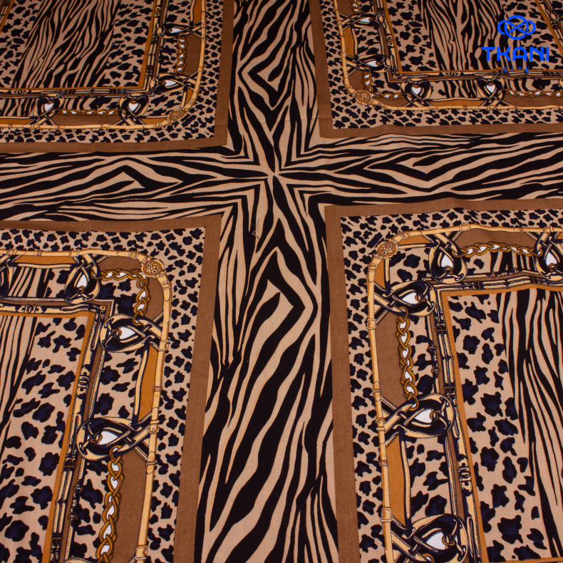 3797. Штапель. Вискоза. Принт от Tkani.site