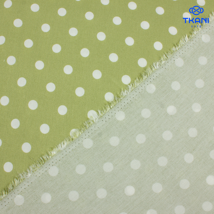 3791. Вискоза твил. В горошек - фото 2